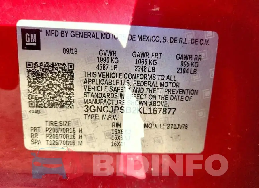3GNCJPSB2KL167877 Photo# 13
