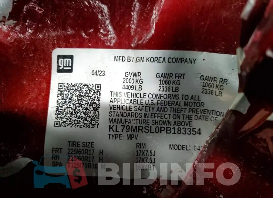 KL79MRSL0PB183354 Photo# 12