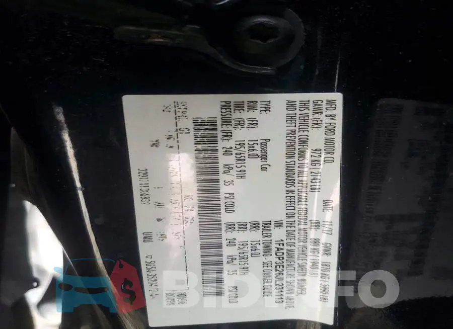 1FADP3E26JL231113 Photo# 12