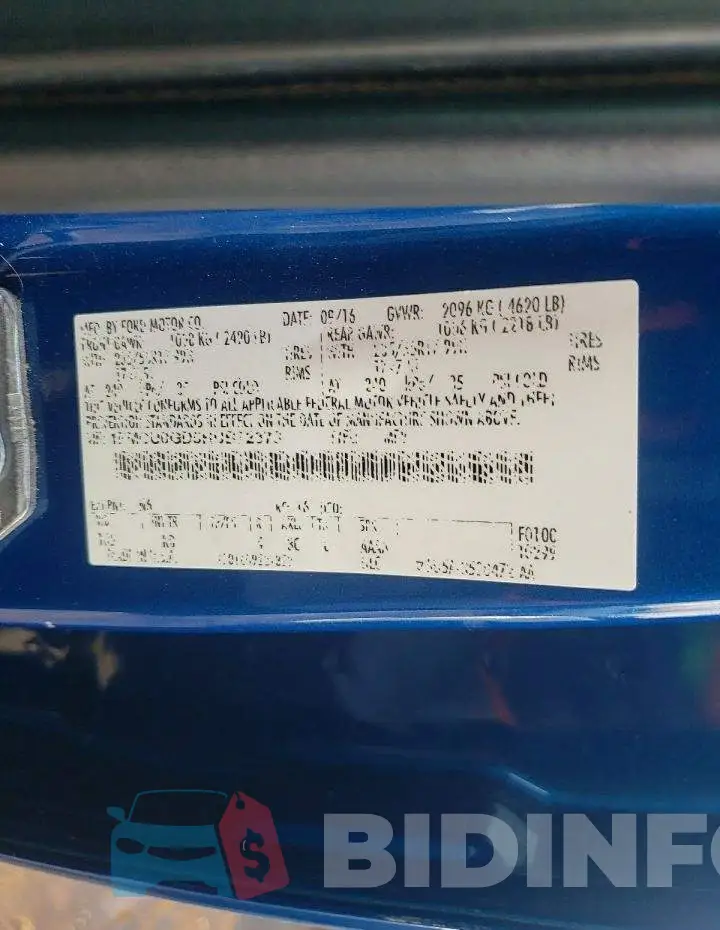 1FMCU0GD5HUB72373 Photo# 12