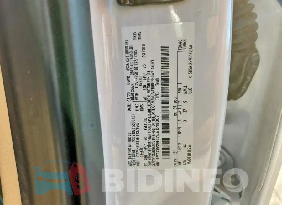 1FT7W2B67LED18067 Photo# 13