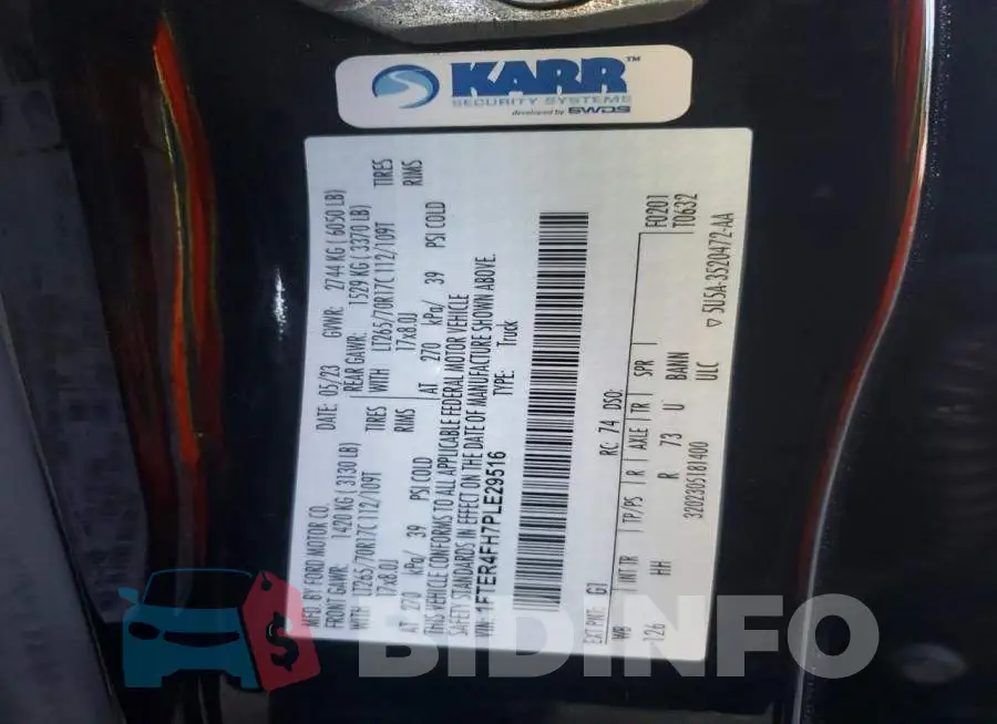 1FTER4FH7PLE29516 Photo# 12