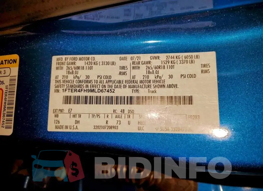 1FTER4FH9MLD67452 Photo# 12