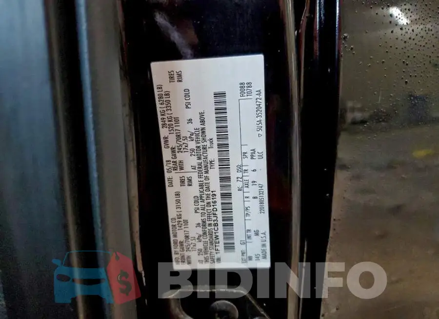 1FTEW1CB3JFD16191 Photo# 12