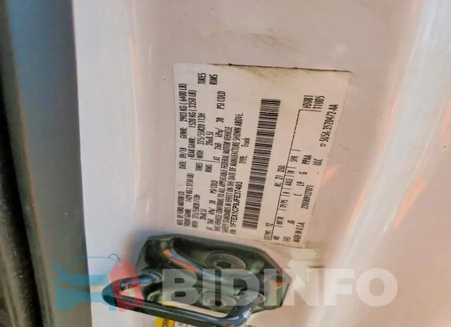 1FTEX1CP9JFE37493 Photo# 13