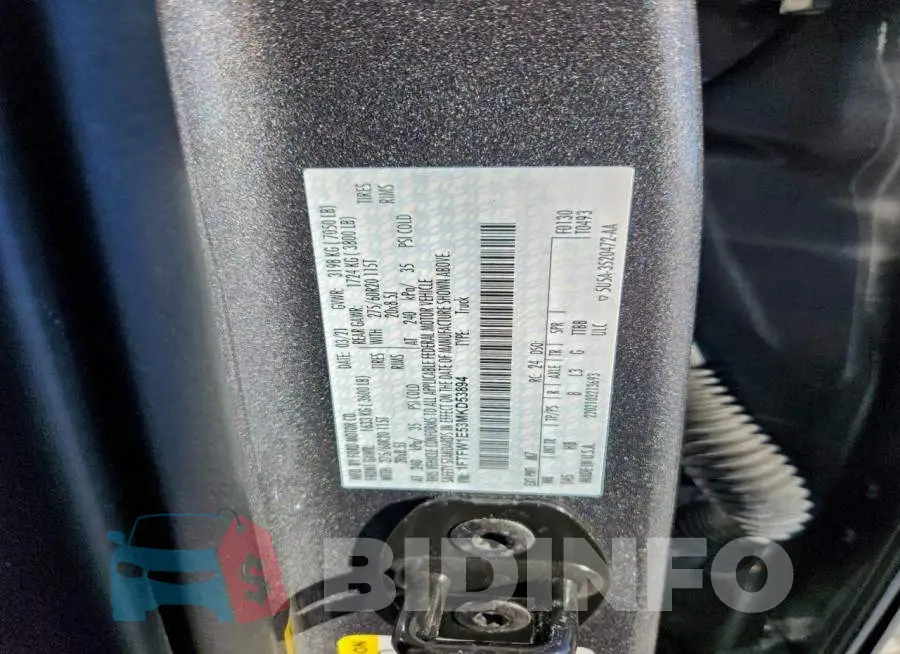 1FTFW1E53MKD53894 Photo# 12