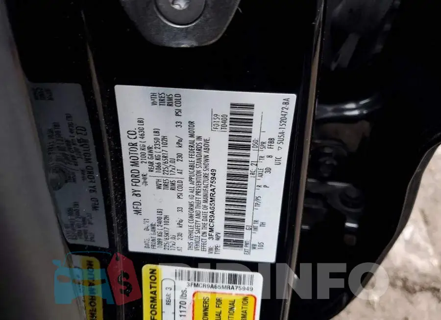 3FMCR9A65MRA75949 Photo# 12
