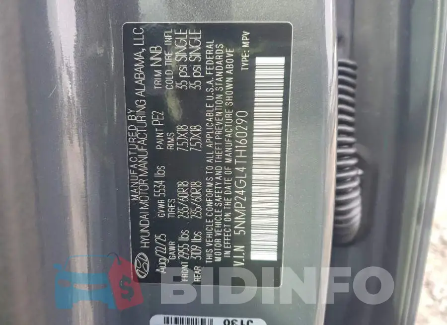 5NMP24GL4TH160290 Photo# 13