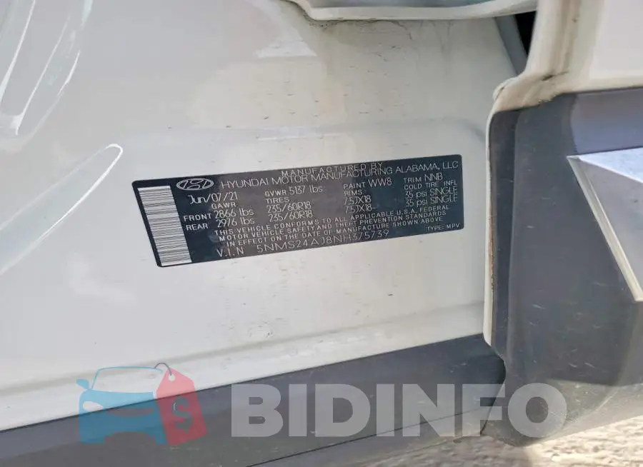 5NMS24AJ8NH375739 Photo# 13