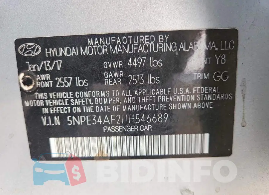 5NPE34AF2HH546689 Photo# 12