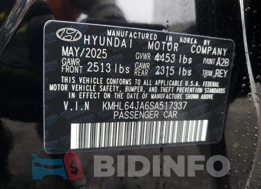 KMHL64JA6SA517337 Photo# 12