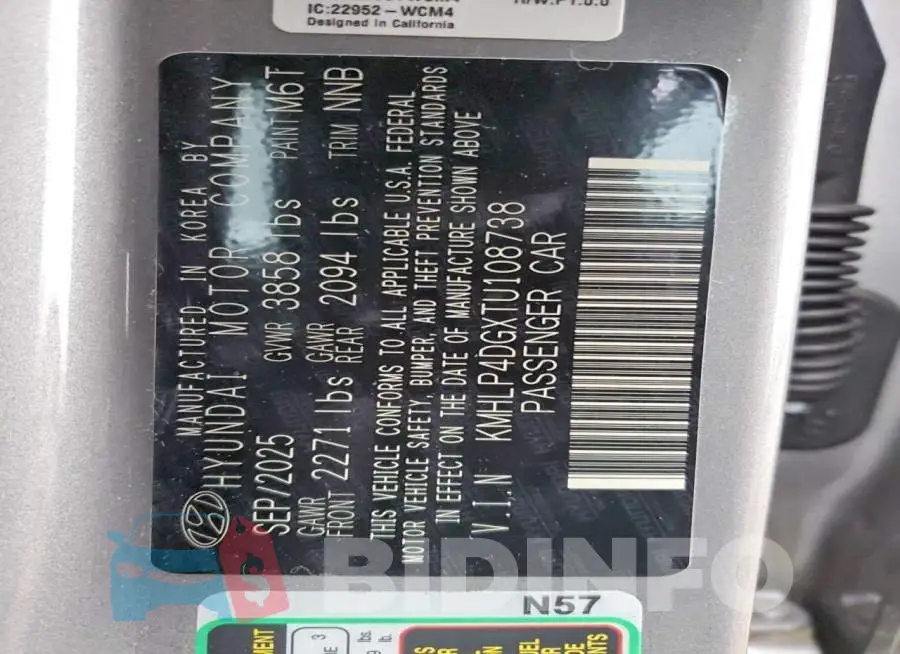 KMHLP4DGXTU108738 Photo# 12