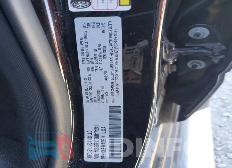 1C6SRFJT3NN171241 Photo# 12