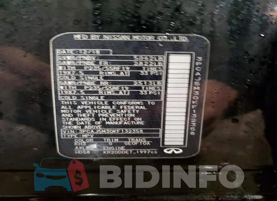 3PCAJ5M30KF132358 Photo# 13