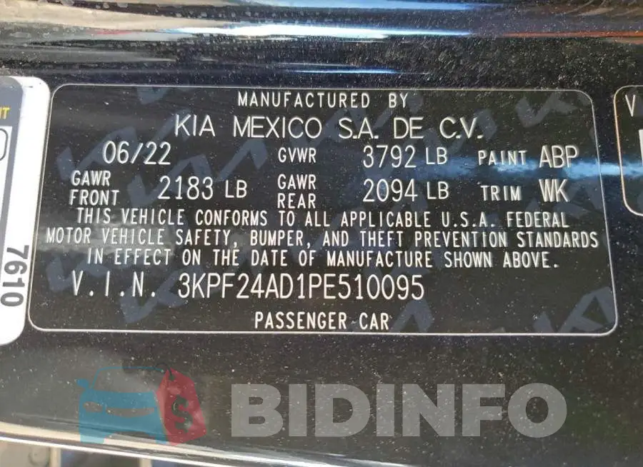 3KPF24AD1PE510095 Photo# 12