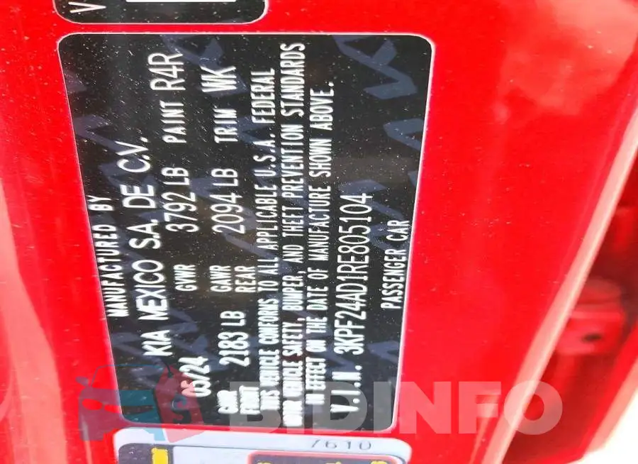 3KPF24AD1RE805104 Photo# 12