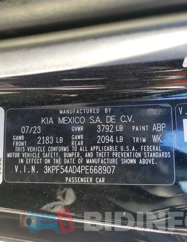 3KPF54AD4PE668907 Photo# 13