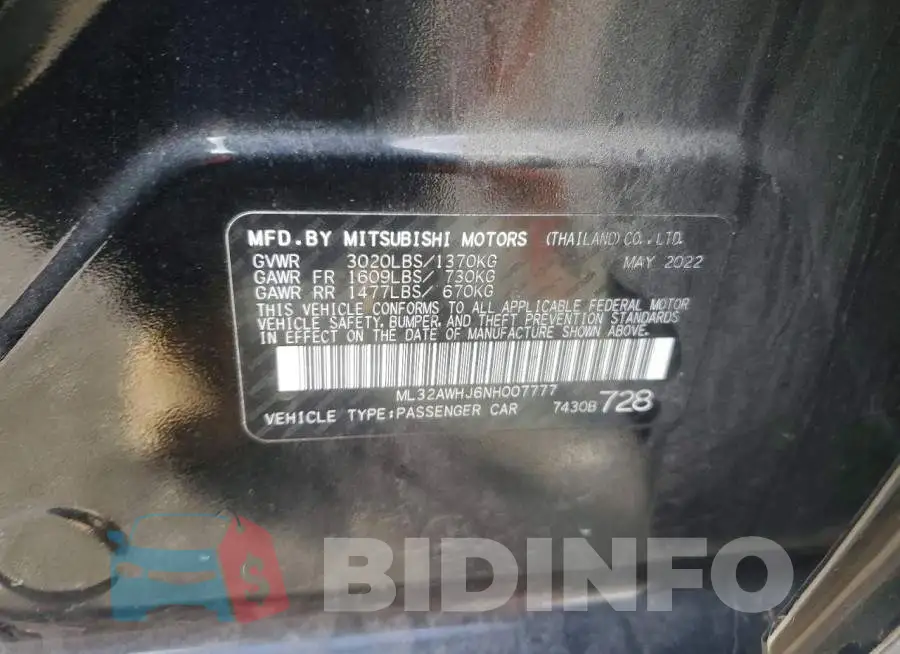 ML32AWHJ6NH007777 Photo# 12