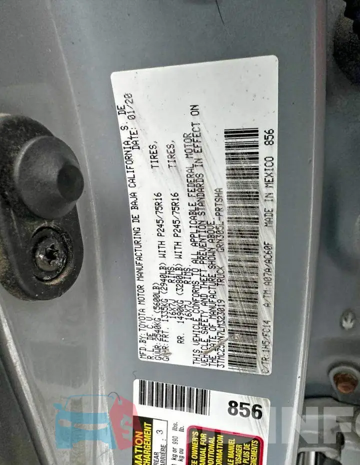 3TMCZ5AN7LM323019 Photo# 10