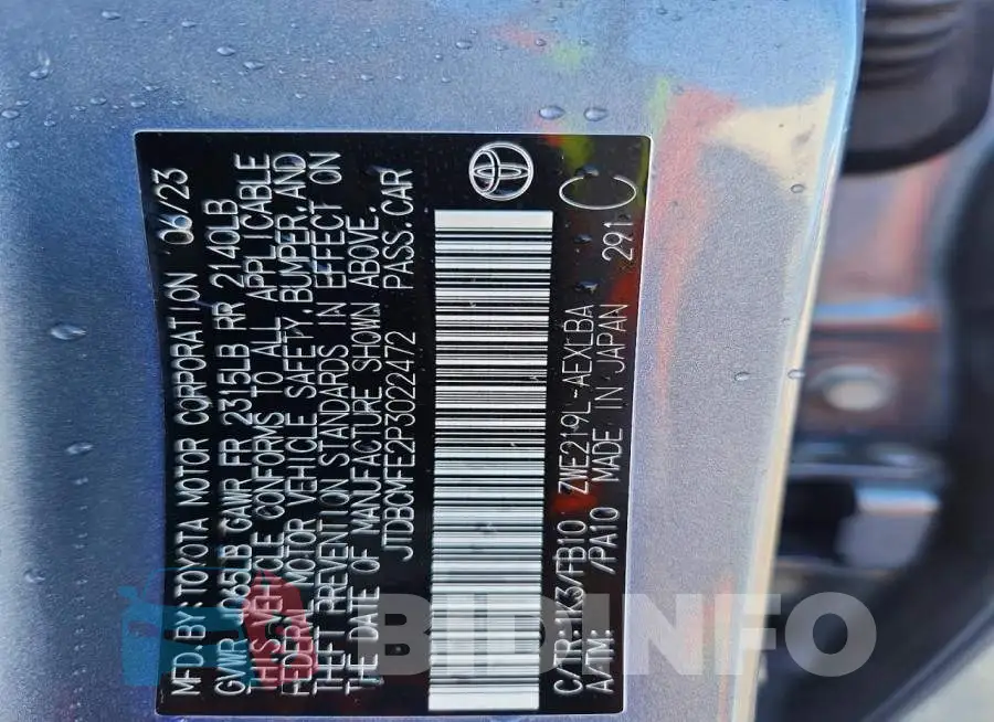 JTDBCMFE2P3022472 Photo# 12