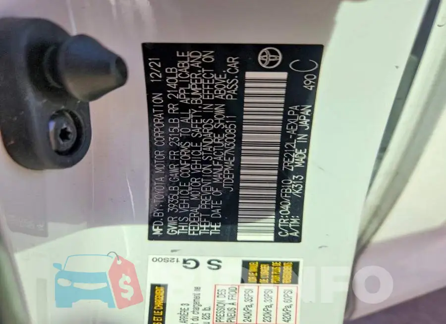 JTDEPMAE7N3008511 Photo# 13