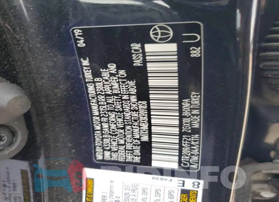 NMTKHMBX8KR091858 Photo# 12