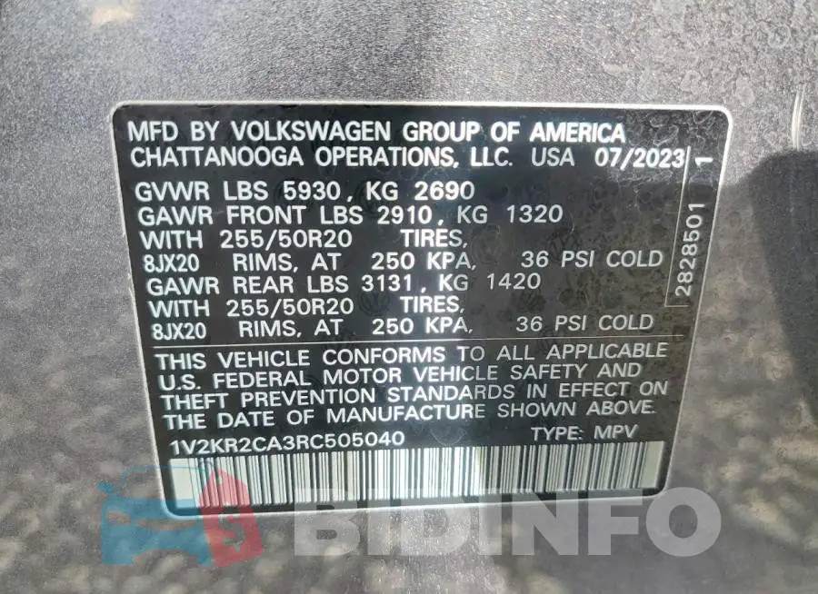 1V2KR2CA3RC505040 Photo# 14