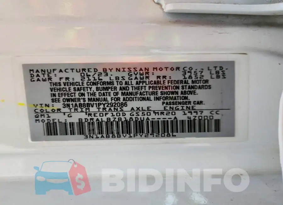 3N1AB8BV1PY292086 Photo# 12