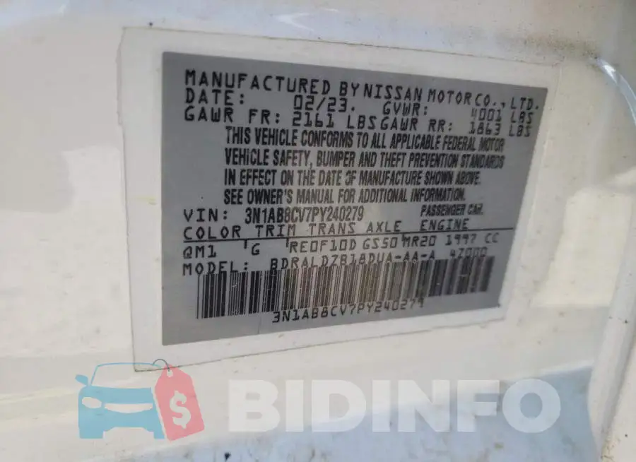 3N1AB8CV7PY240279 Photo# 12