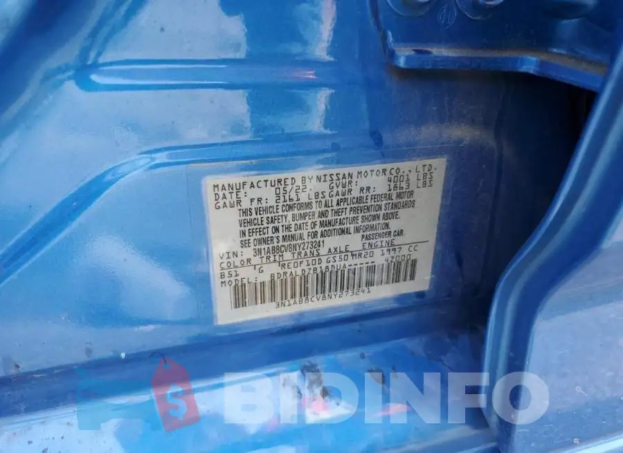 3N1AB8CV8NY273241 Photo# 12