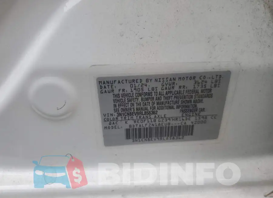 3N1CN8EV9RL858362 Photo# 13