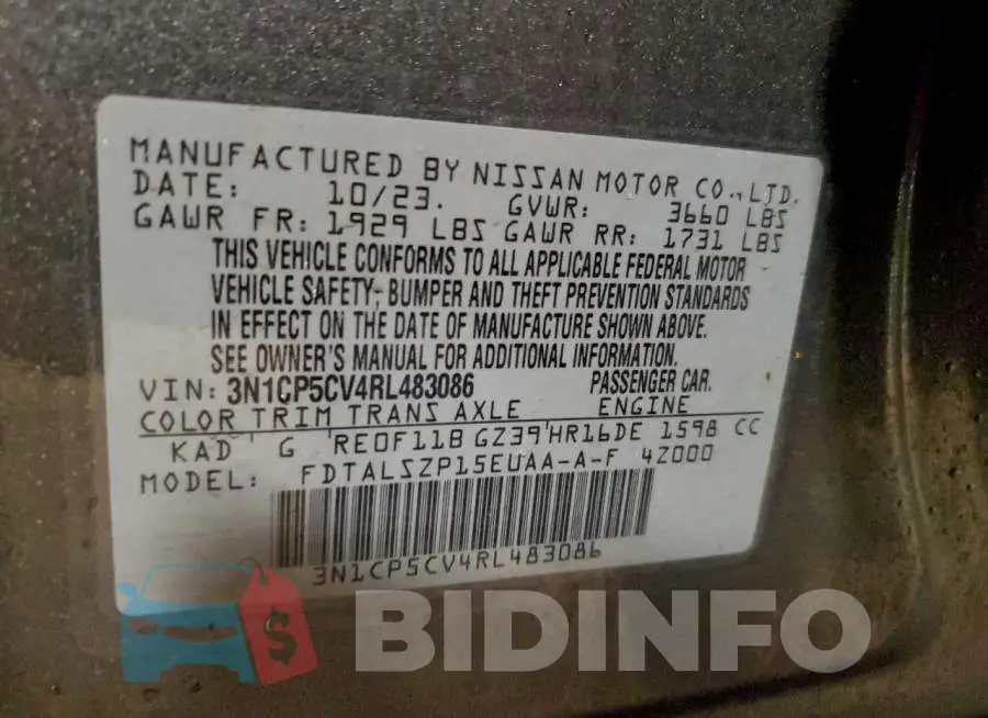 3N1CP5CV4RL483086 Photo# 13