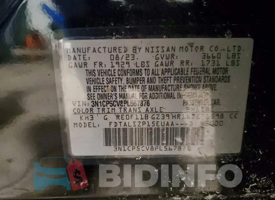 3N1CP5CV8PL567876 Photo# 13