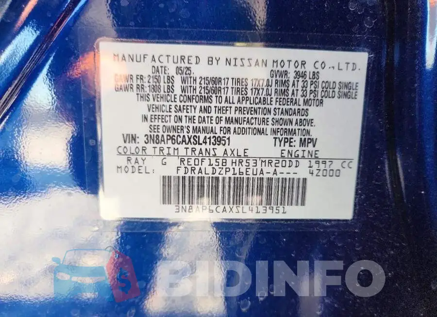 3N8AP6CAXSL413951 Photo# 13