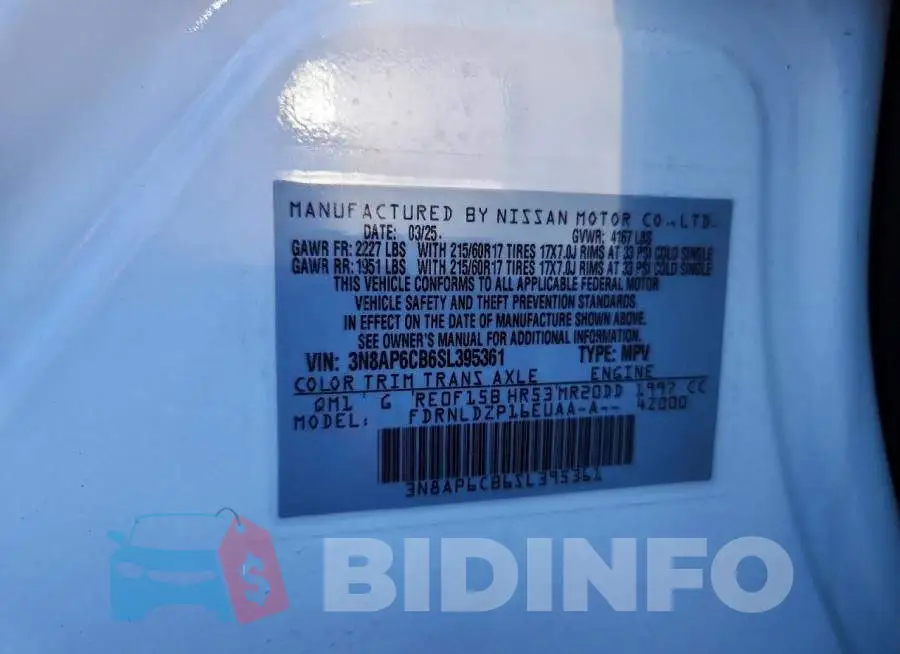 3N8AP6CB6SL395361 Photo# 13