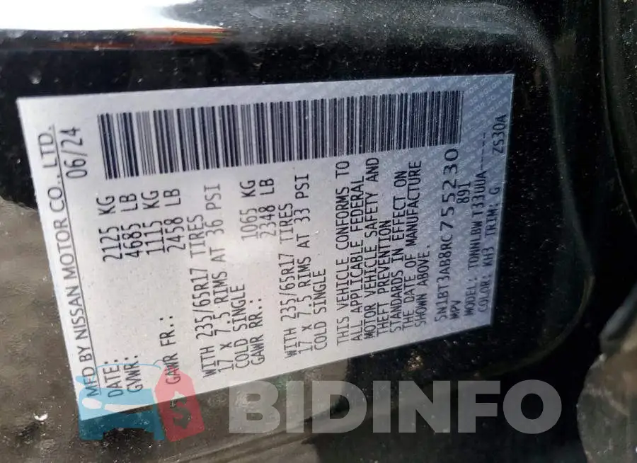 5N1BT3AB8RC755230 Photo# 13