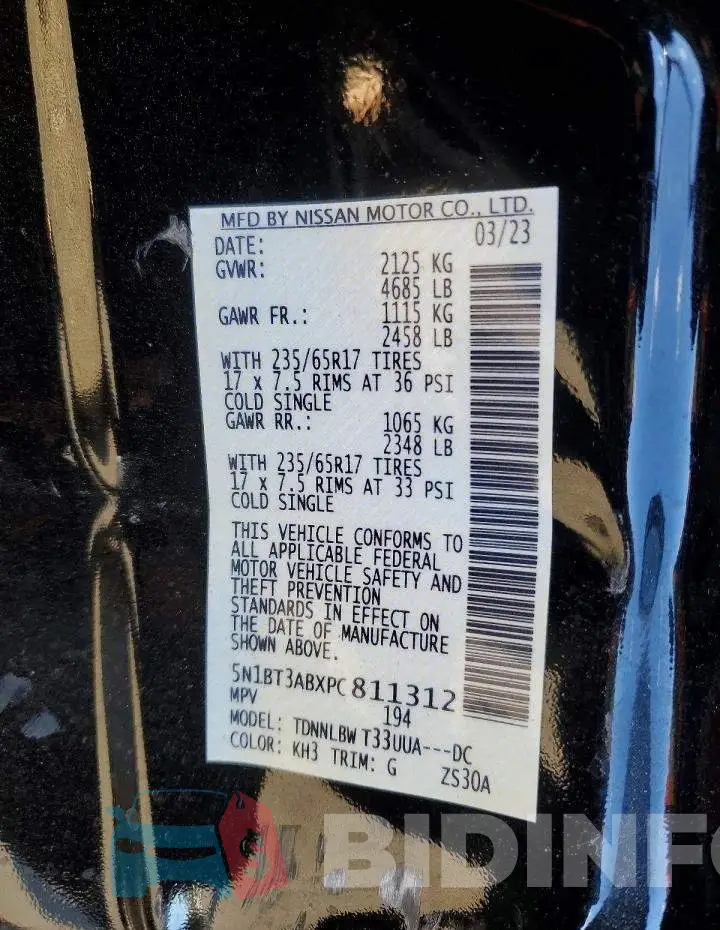 5N1BT3ABXPC811312 Photo# 13