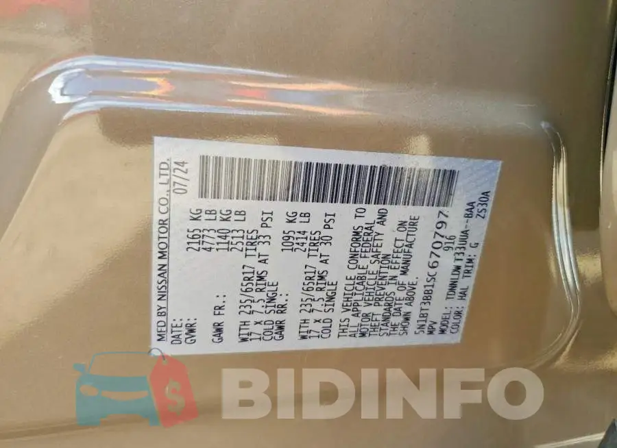 5N1BT3BB1SC670797 Photo# 13