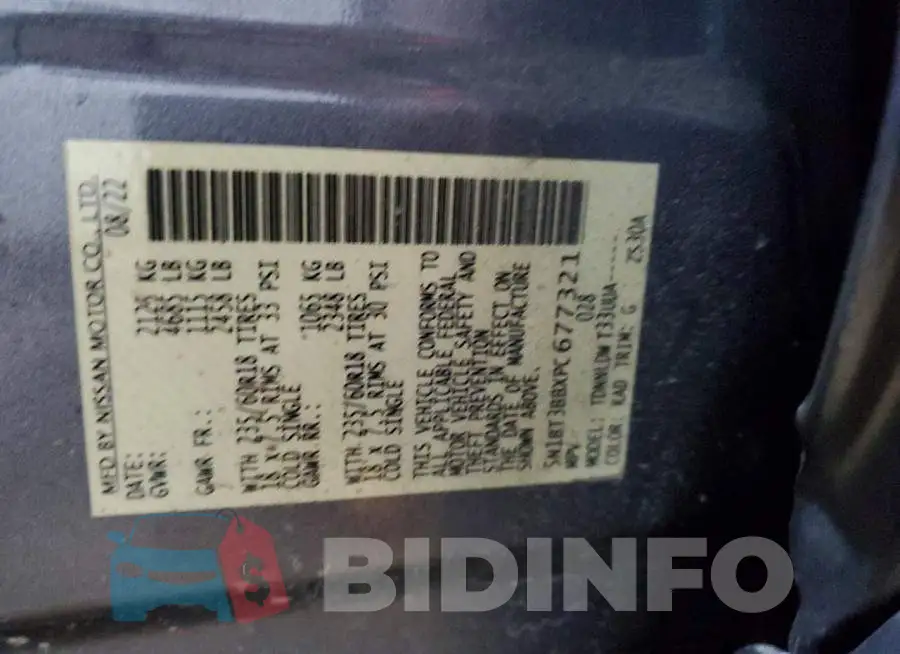 5N1BT3BBXPC677321 Photo# 13