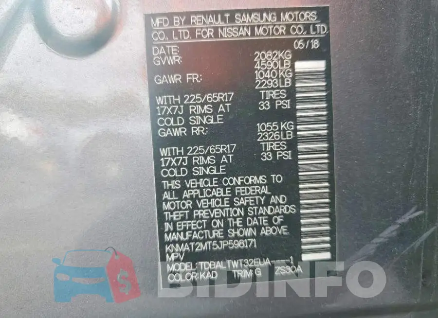 KNMAT2MT5JP598171 Photo# 13