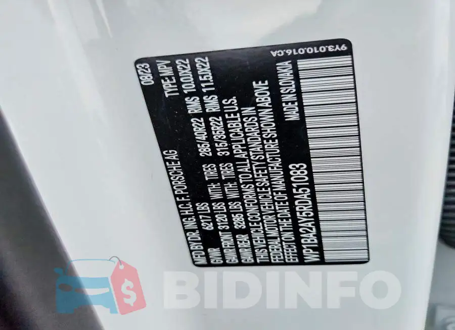 WP1BA2AY5RDA51083 Photo# 14