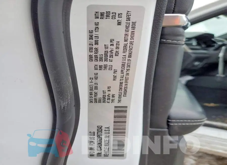 1C4RJKDG3P8730343 Photo# 13