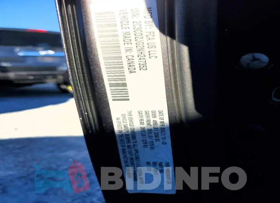 2C3CDZJG2NH247352 Photo# 12