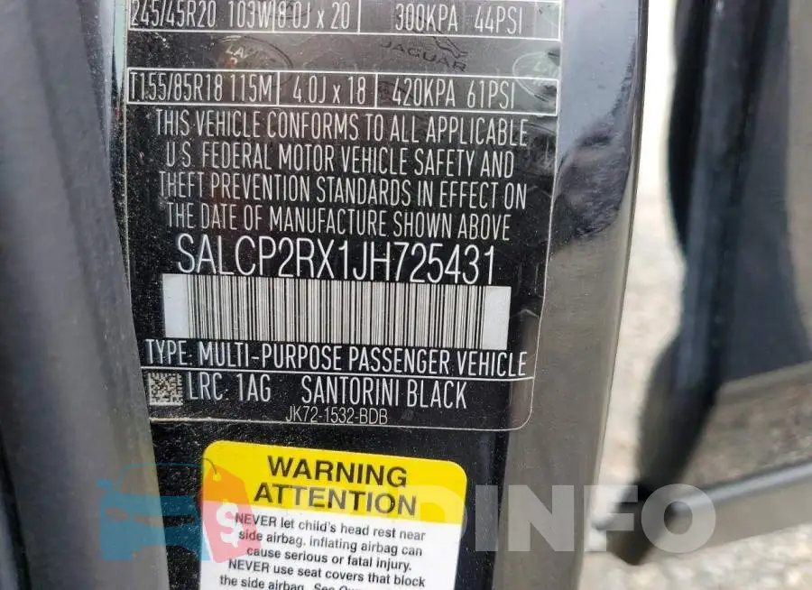 SALCP2RX1JH725431 Photo# 12