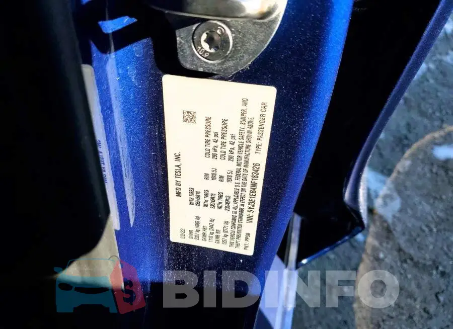 5YJ3E1EB4NF183426 Photo# 12