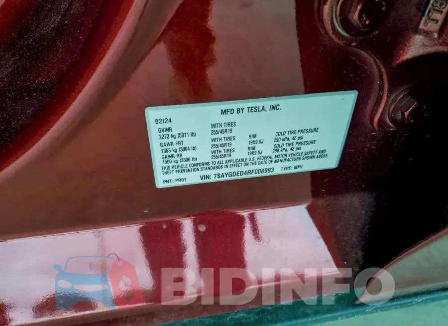 7SAYGDED4RF008993 Photo# 12