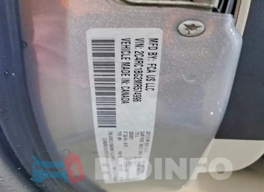 2C4RC1BG2MR574996 Photo# 13
