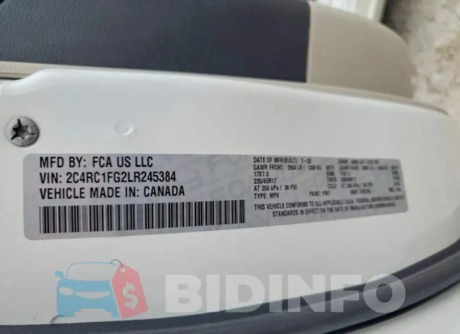 2C4RC1FG2LR245384 Photo# 13