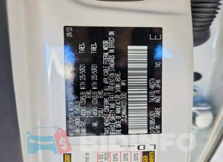 JTJCHMAAXR2013082 Photo# 14