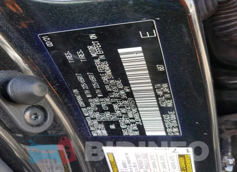 JTJDARBZ9M2191519 Photo# 14